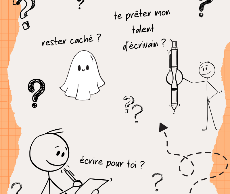 Blog Co-écrivaine, ghostwritter ou prête-plume quelle différence ?